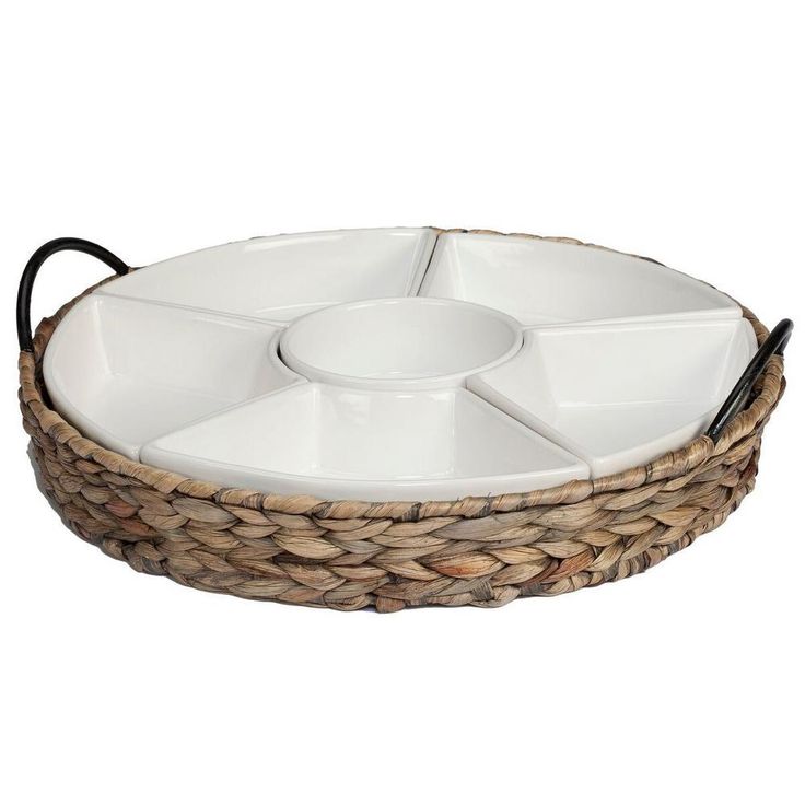 CreativeWare Entertainment Collection 'Island Breeze' 6-Compartment Server