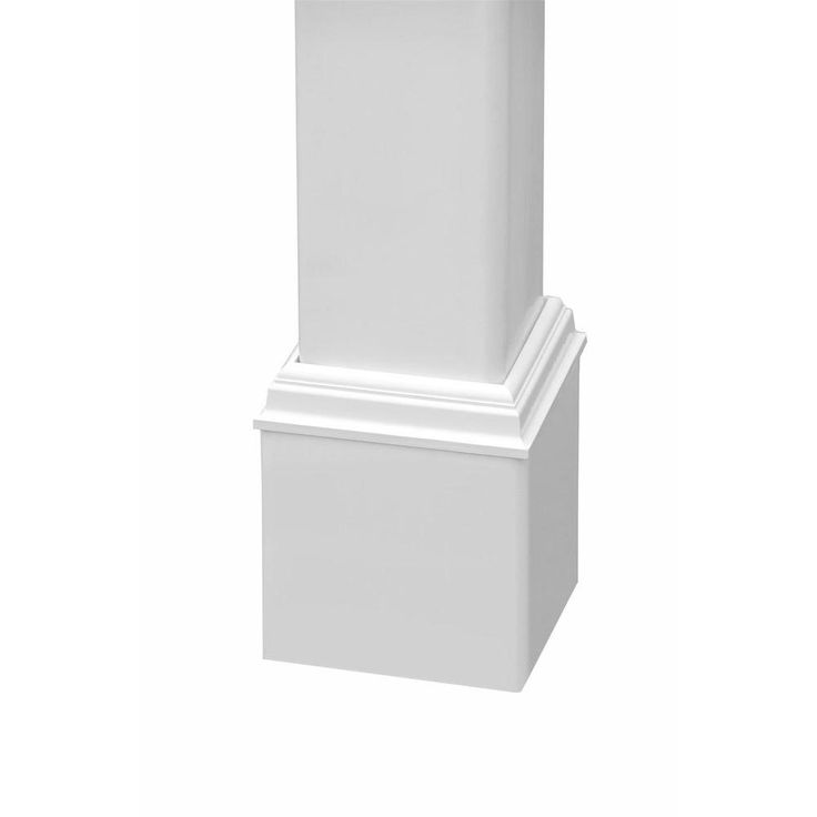 New England Arbors 5 in. x 72 in. Vinyl Portsmouth Lamp Post