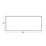 Union Corrugating Aluminum Roll Flashing, Silver — 20-in x 50-ft