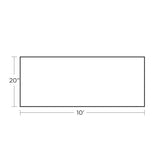 Union Corrugating 20-in x 10-ft Silver Galvanized Steel Roll Flashing