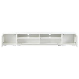 Yiekholo Modern/Contemporary White Tv Cabinet (Accommodates TVs up to 80-in)