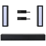 Yiekholo Modern/Contemporary Black Tv Cabinet (Accommodates TVs up to 80-in)