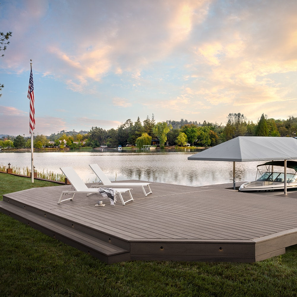 Trex Transcend Lineage 1-in x 12-in x 12-ft Composite Fascia Deck Board