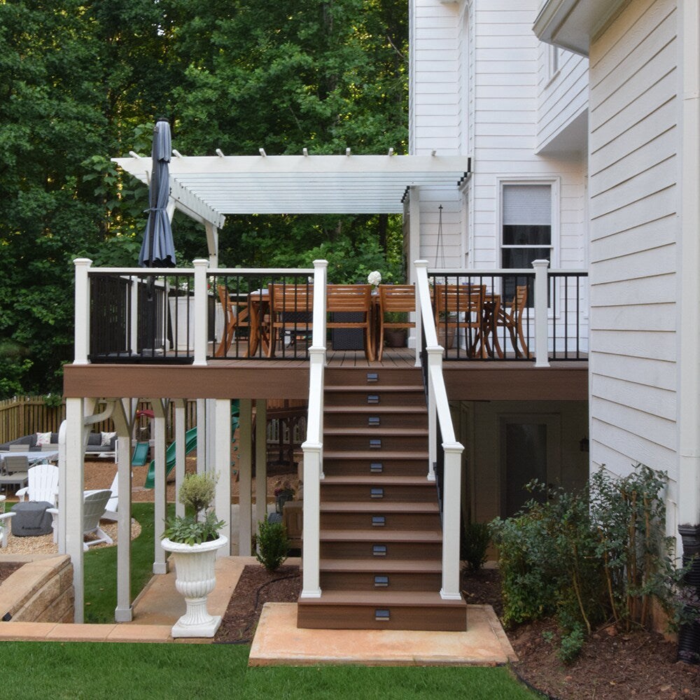 Trex Lineage 1-in x 8-in x 12-ft Composite Jasper Fascia Deck Board (Actual Size: 0.56-in x 7.25-in)