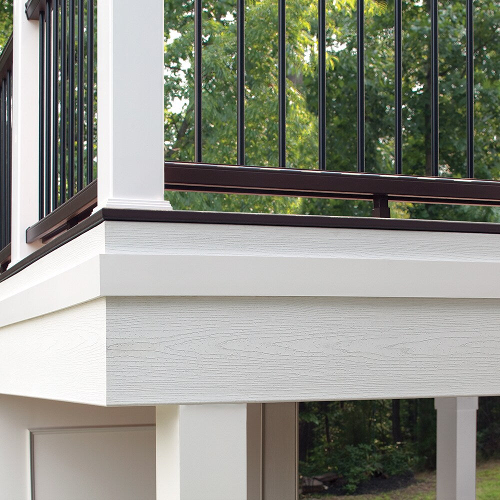 Trex Universal Composite White Fascia Deck Board (Actual Size: 0.56-in x 7.25-in)