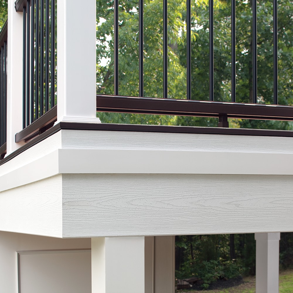 Trex Universal 1-in x 11-in x 12-ft Composite White Fascia Deck Board (Actual Size, 0.56-in x 11.375-in)