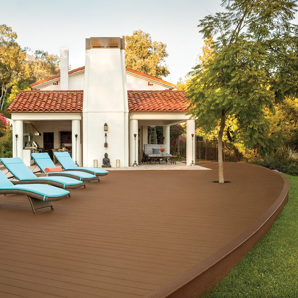 Trex Enhance Basics 1-in x 8-in x 12-ft Composite Saddle Fascia Deck Board (Actual Size: 0.56-in x 7.25-in)