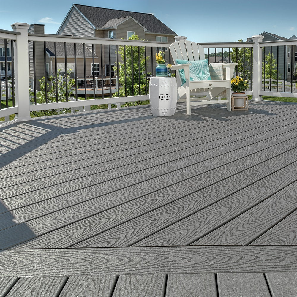 Trex Select 2-in x 6-in Pebble Grey Square Composite Deck Board