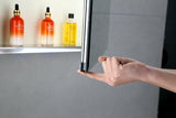 Forclover 36-in x 26-in Recessed Mount Silver Mirrored Medicine Cabinet