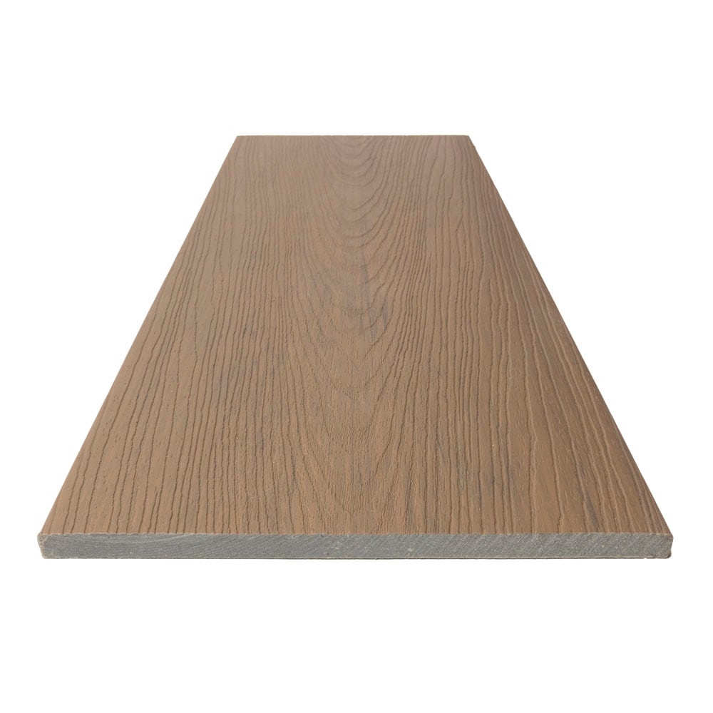 Deckorators Venture 1-in x 12-in x 12-ft Composite Sandbar Fascia Deck Board (Actual Size: 0.4375-in x 11.25-in)