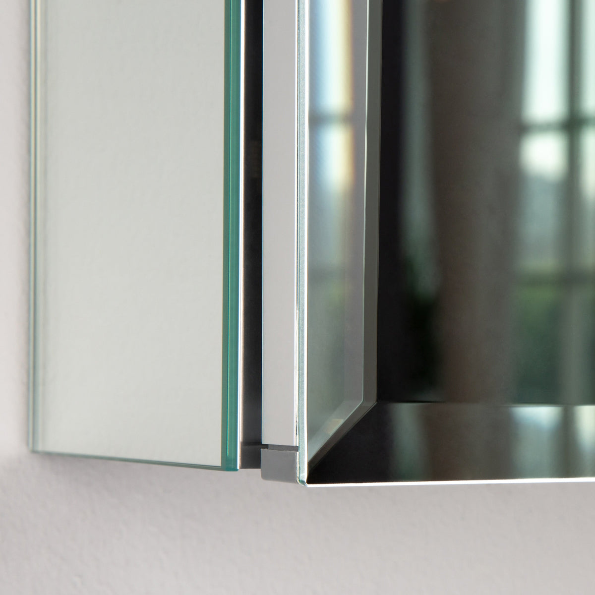 Forclover MA 30-in x 26-in Surface/Recessed Mount Silver Mirrored Soft Close Medicine Cabinet