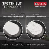 Delta Dunsley SpotShield Stainless 1-Handle Pull-Down Kitchen Faucet with Deck Plate & Soap Dispenser