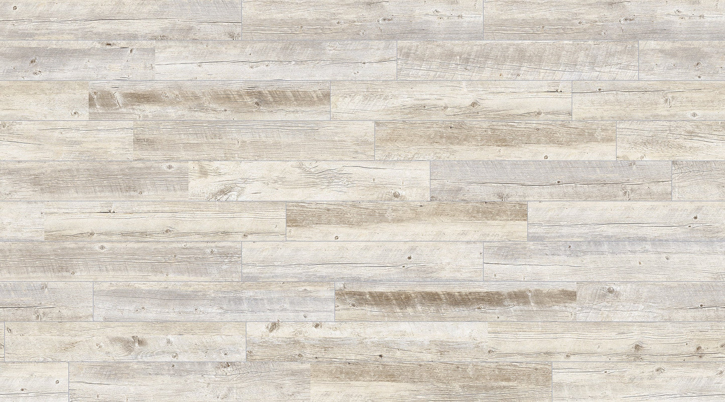 Style Selections Natural Timber Whitewash 6-in x 36-in Porcelain Wood Look Tile (Common: 6-in x 36-in; Actual: 35.96-in x 5.79-in)