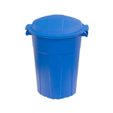 Blue Hawk 32-Gallon Blue Outdoor Recycling Bin with Lid