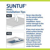 SUNTUF Suntuf 2-ft x 6-ft Corrugated Sea Green Polycarbonate Roof Panel, 10-Pack