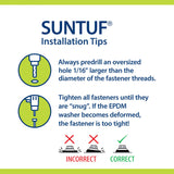 SUNTUF Suntuf 2-ft x 6-ft Corrugated Sea Green Polycarbonate Roof Panel, 10-Pack