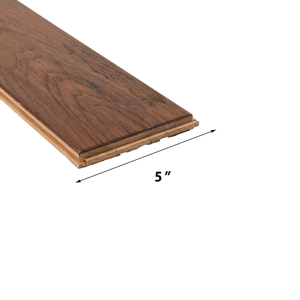 allen + roth Hickory Provincial hardwood flooring — view 9