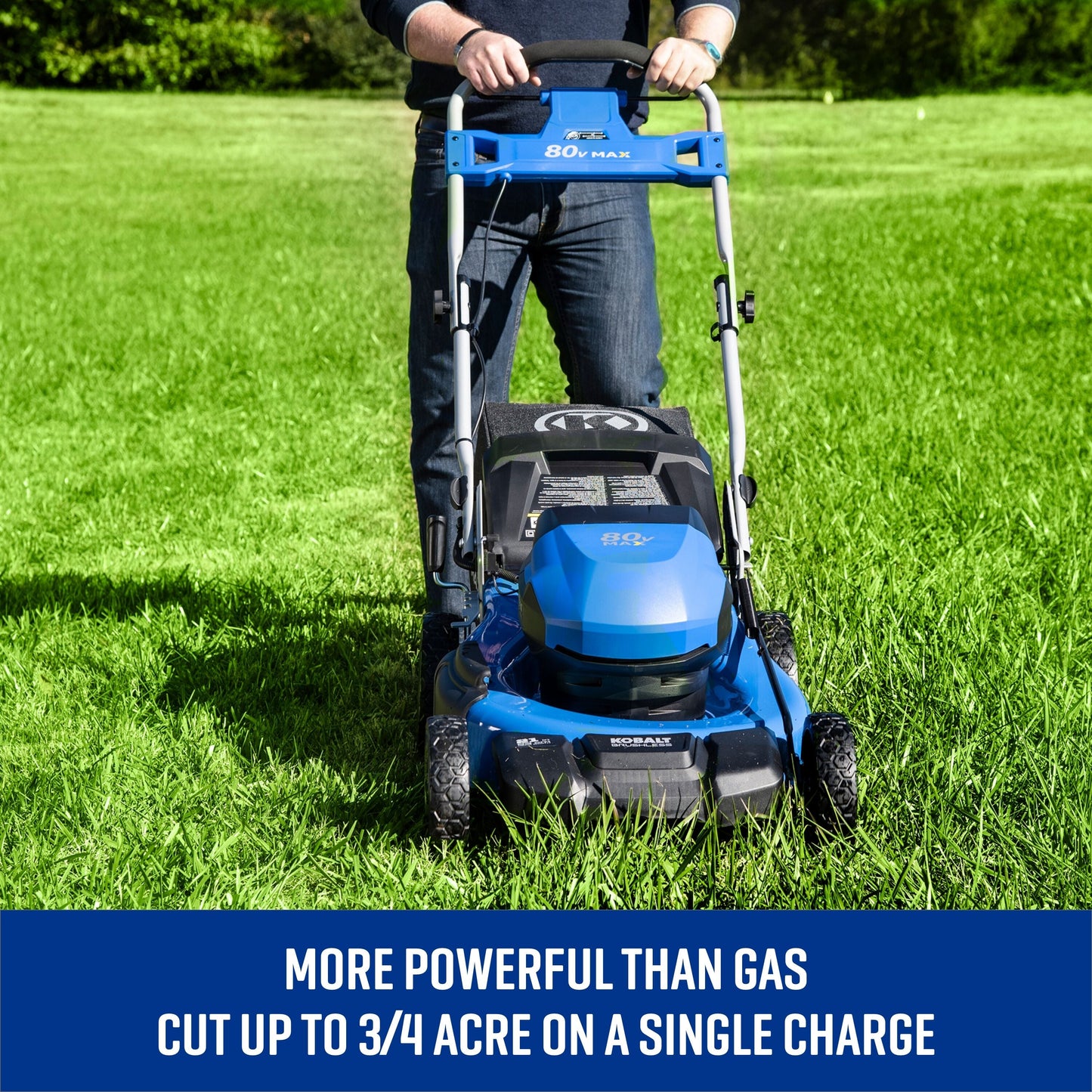 Kobalt 80-volt Max Brushless Lithium Ion Push 21-in Cordless Electric Lawn Mower