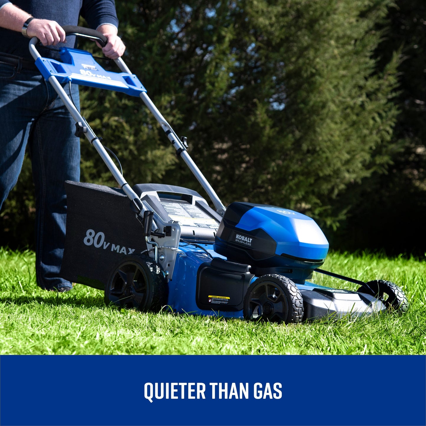 Kobalt 80-volt Max Brushless Lithium Ion Push 21-in Cordless Electric Lawn Mower