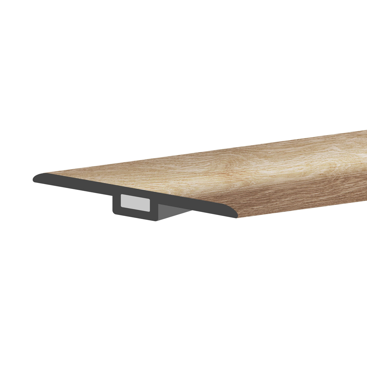 Lucida USA Ponytail 2-in T x 3-in W x 48-in L Vinyl Floor T-moulding