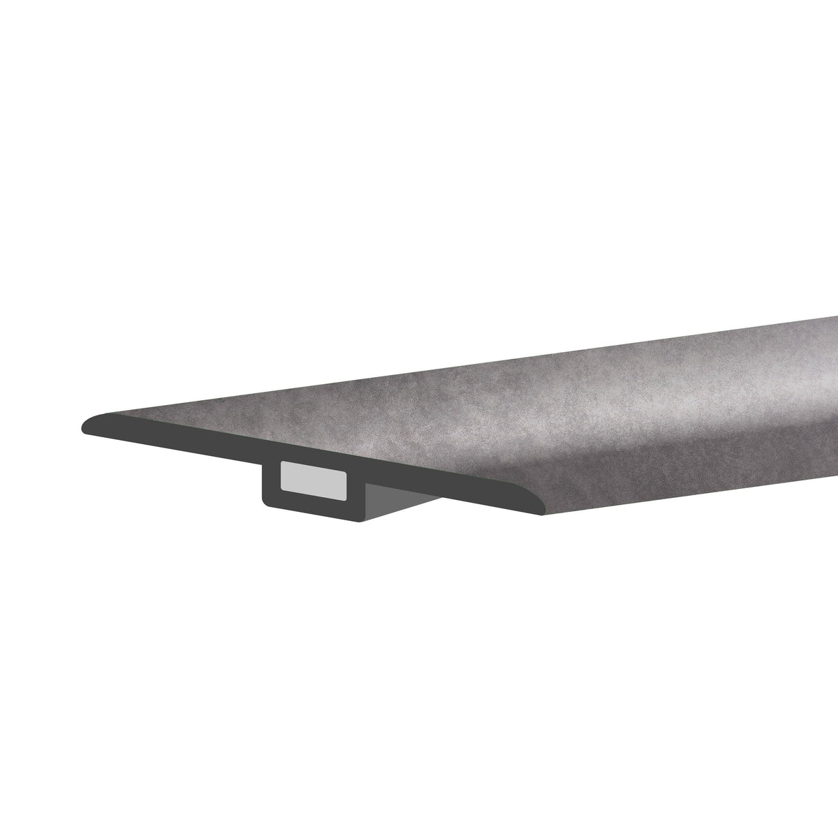 Lucida USA TerraCore T-moulding Holland Gray 0.27-in T x 1.75-in W x 48-in L Vinyl T-moulding