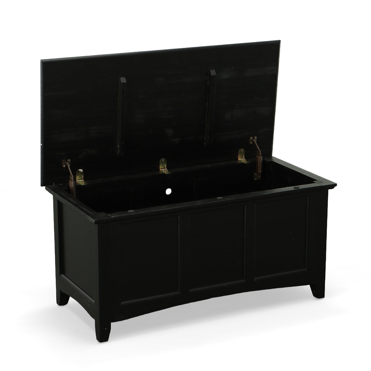 Carolina Cottage Antique/Black Asian Hardwood 1-Drawer Accent Chest