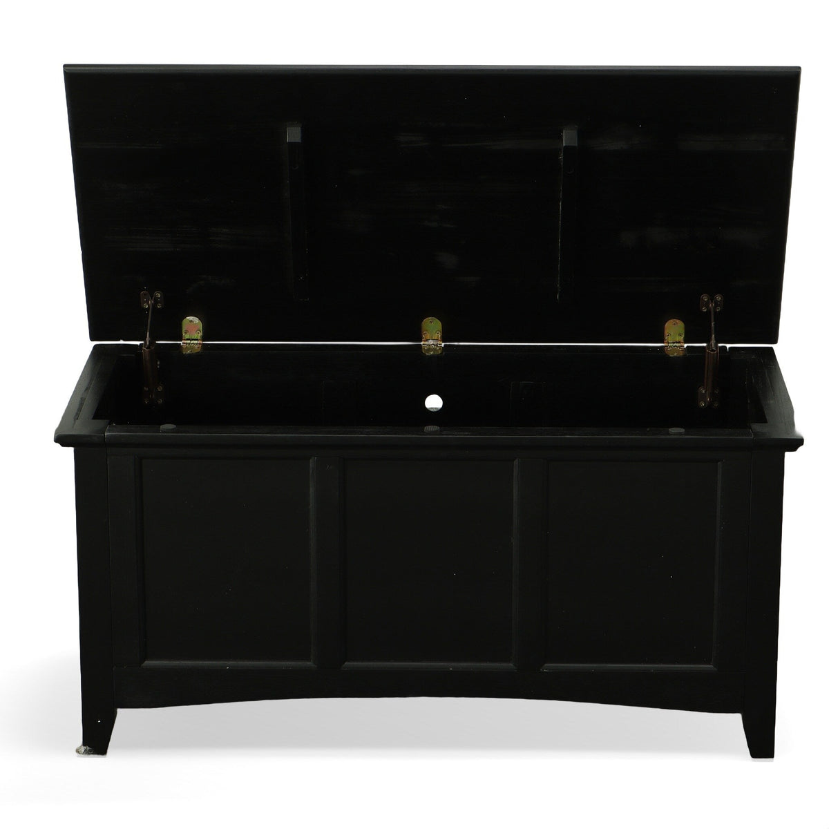 Carolina Cottage Antique/Black Asian Hardwood 1-Drawer Accent Chest
