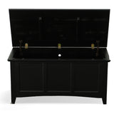 Carolina Cottage Antique/Black Asian Hardwood 1-Drawer Accent Chest