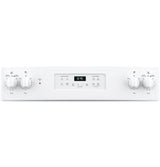 GE 30-in Smooth Surface 4 Elements 5.3-cu ft Self-Cleaning Freestanding Electric Range (White)