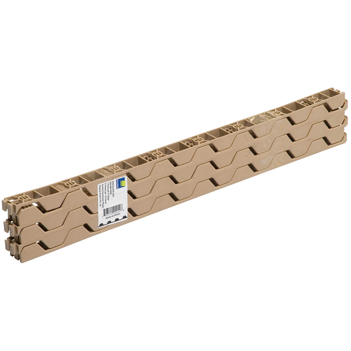 SUN 'N RAIN Plastic Horizontal Closure-6, Beige – 10 Packs of 6 (24 in length)