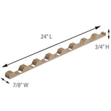 SUNTUF 10-Pack Cross-Link Polyethylene Solid Roof Panel Closure Strips, 24 in