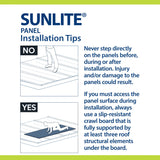 Sunlite 2-ft x 4-ft Corrugated White Opal Polycarbonate Roof Panel, 5-Pack