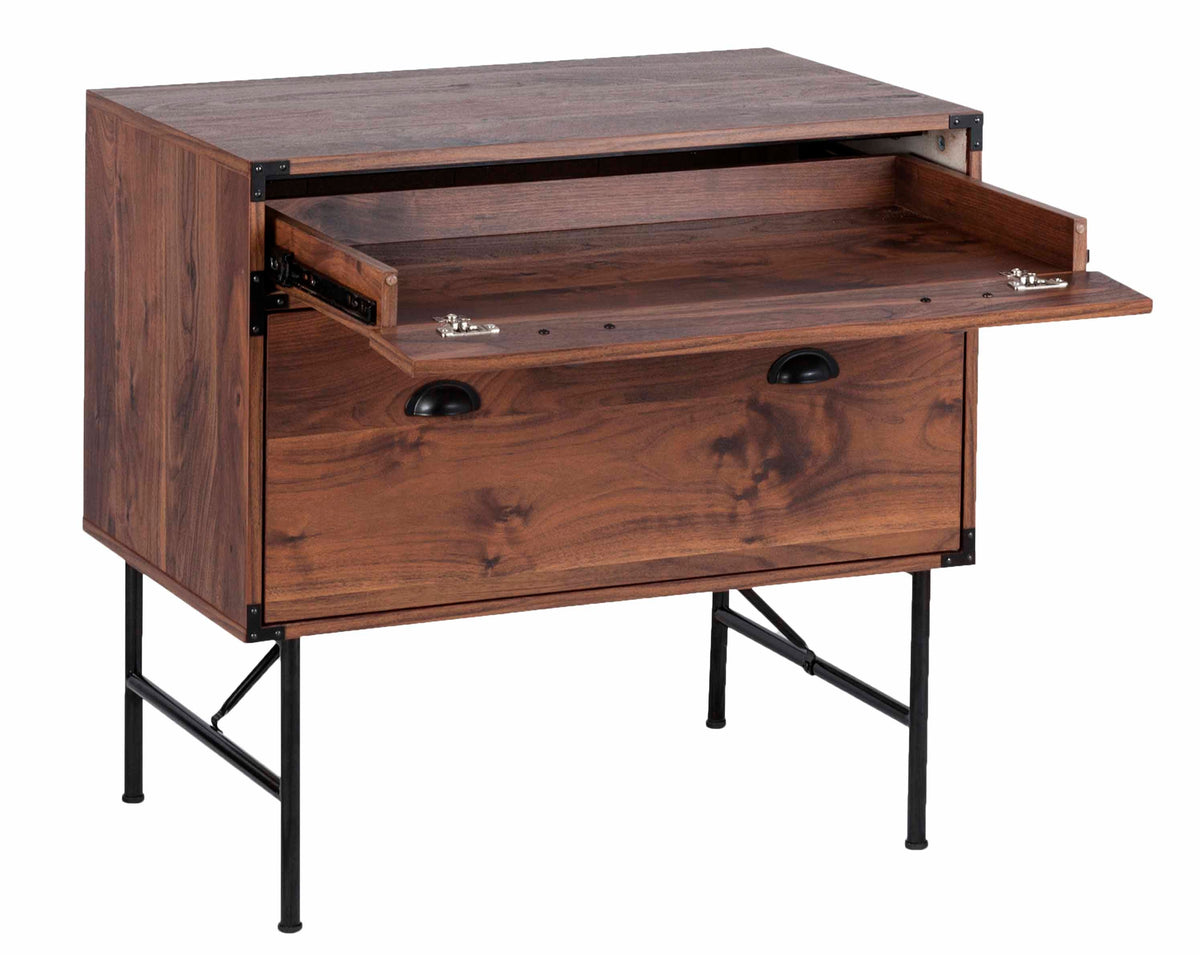 Saint Birch Bombay Walnut 2-Drawer 30.67-in File Cabinet