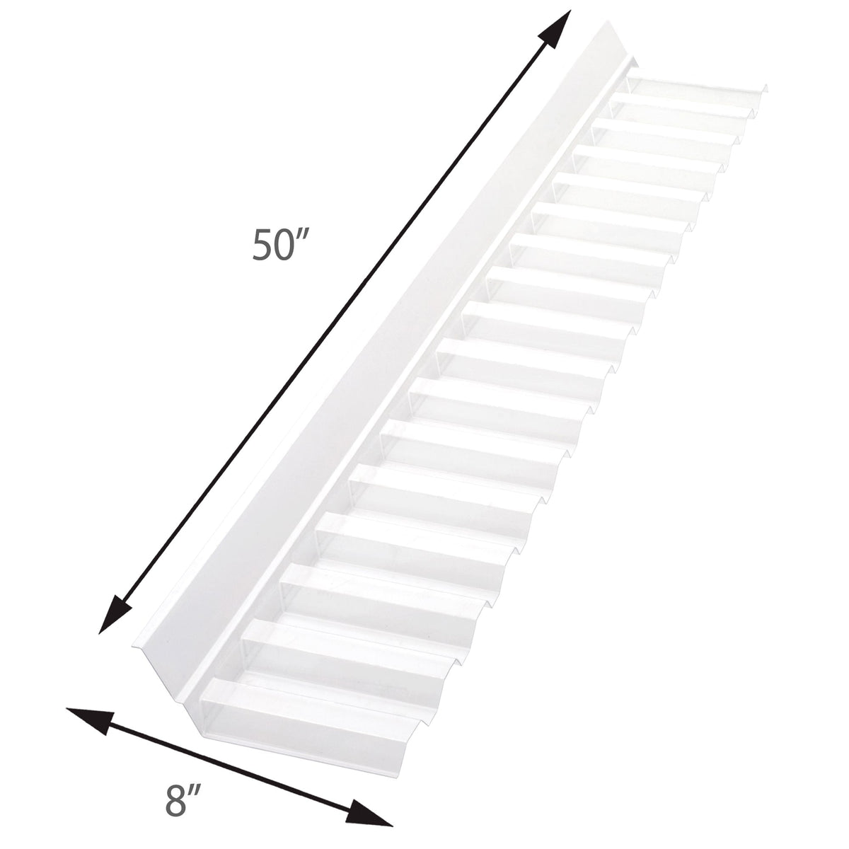 SUNTUF Suntuf 5-Pack 8-in x 50-in Clear Plastic Step Flashing