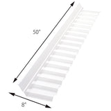 SUNTUF Suntuf 5-Pack 8-in x 50-in Clear Plastic Step Flashing