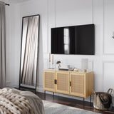 CorLiving Emmett Light Wood Grain Finish Sideboard Buffet