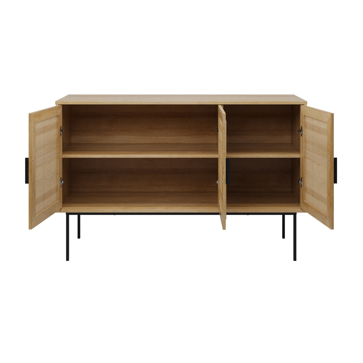 CorLiving Emmett Light Wood Grain Finish Sideboard Buffet