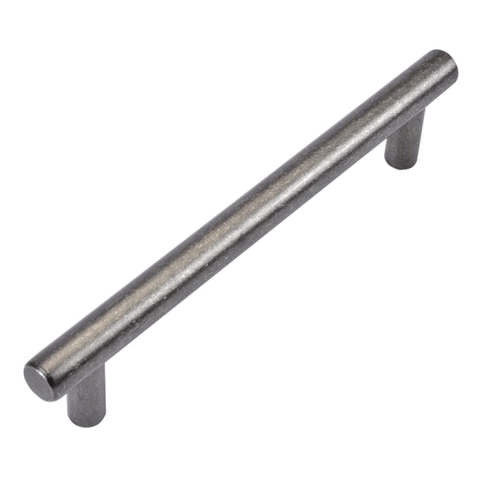 Hickory Hardware Metropolis 5-1/16-in (128mm) Center to Center Black Nickel Vibed Arch Bar Drawer Pull