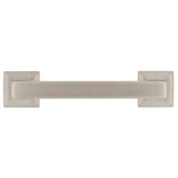 Hickory Hardware Studio 3-3/4-in (96mm) Center to Center Satin Nickel Rectangular Handle Drawer Pull