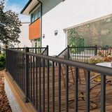 Freedom VersaRail Winchester 6-ft x 36-in Matte Bronze Aluminum Deck Stair Rail Kit