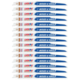 LENOX Power Blast 15-Pack 9-in 6-TPI Wood/Nail Embedded Cutting Reciprocating Saw Blade