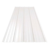 Gibraltar Building Products 3.125-ft x 12-ft SM-Rib White Galvalume Steel Roof Panel, 29-Gauge, 36-in Coverage