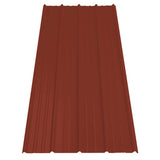 Gibraltar Building Products SM-Rib 3.125-ft x 12-ft Red Galvalume Steel Roof Panel, 29-Gauge, 36-in Coverage