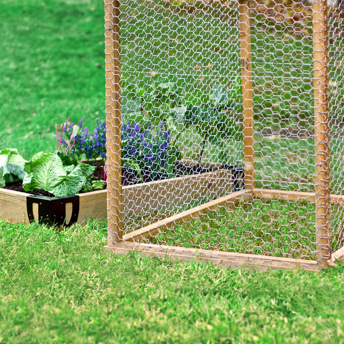 Garden Craft 150ft x 5ft Gray Steel Chicken Wire Rolled Fencing