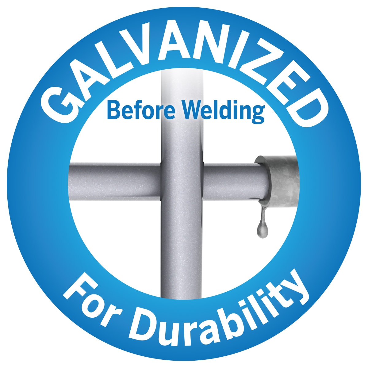 GARDEN CRAFT 50-ft x 3-ft Gray Galvanized Steel Welded Wire Rolled Fencing