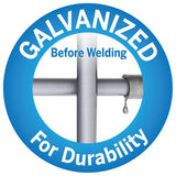 GARDEN CRAFT 50-ft x 3-ft Gray Galvanized Steel Welded Wire Rolled Fencing