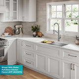 Kraus Kore Workstation 32-in x 19-in Stainless Steel Single Bowl Undermount Kitchen Sink All-in-One Kit
