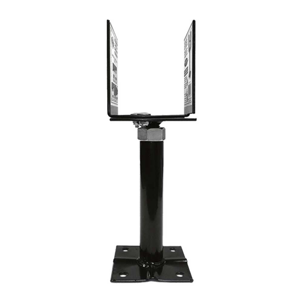 Pylex 3-in to 7-in Black Steel Deck Support (2-Pack)