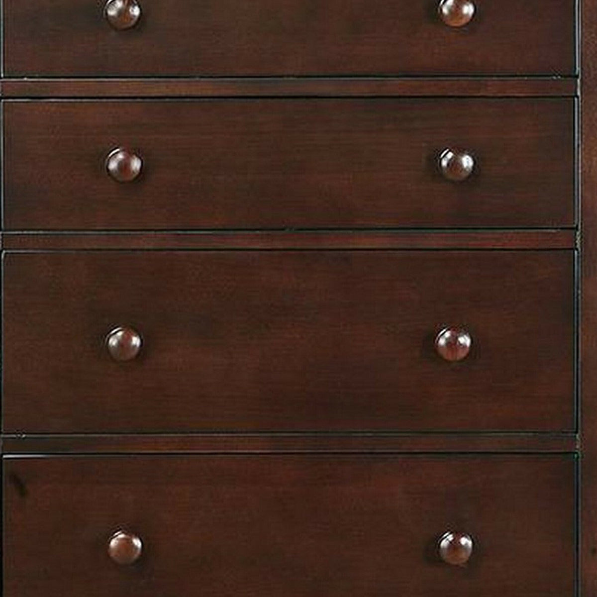 Benzara Brown 5-Drawer Accent Chest