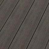 NewTechWood Voyager Hollow Board 1-in x 6-in x 8-ft Spanish Walnut Grooved Composite Deck Board